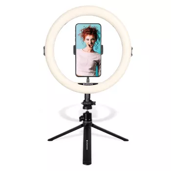 Agfa Arl11 Ring Light 120 LED Ring Vlog + Stativ + Fernbedienung