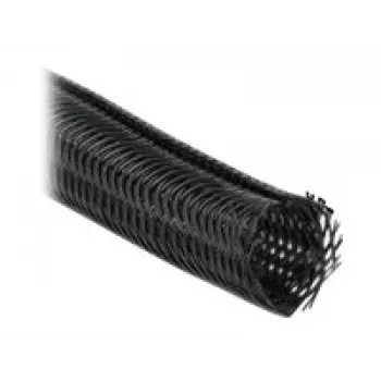 Geflechtschlauch DeLOCK 19046 10 m x 19 mm schwarz