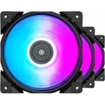 120mm PCCOOLER HALO-RGB-3I1 PC-Lüfter, 1000–2000 U/min, RGB-Beleuchtung