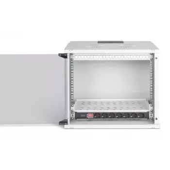 Wandmontierter Netzwerkschrank DIGITUS SOHO Pro 19 Zoll 9U, 540 x 400 mm, IP20, Schlüsselschloss, 60 kg
