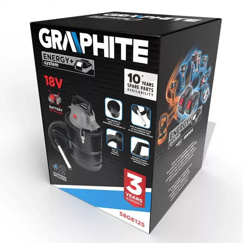 Graphite 58GE125 Aschesauger