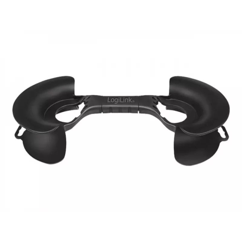 Kabel-Organizer LogiLink KAB0068 Universal Schwarz Polypropylen 1 Stück
