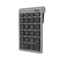 Numerischer Tastenblock TRUST Xalas 22 Tasten RF Wireless Scherenschalter für Laptop/PC, Silber, 94 g