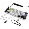Sharkoon SGK50 S4 Tastatur Home USB QWERTZ Deutsch Weiß RGB LED 60%