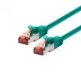 Netzwerkkabel LOGON TCF66F003G RJ-45 Cat6a 0,3 m Grün