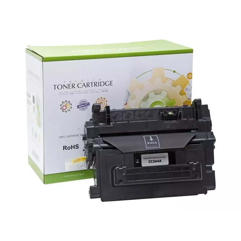 STATIC Tonerkartusche kompatibel mit HP CC364A schwarz kompatibel 10.000 Seiten