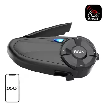 Motorrad-Intercom EJEAS Q7 Bluetooth-Helm-Headset mit großer Reichweite und Freisprechkommunikation