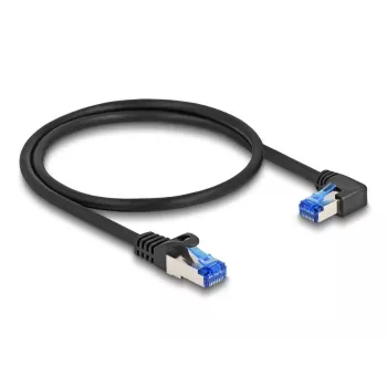 Netzwerkkabel DeLOCK RJ45 Cat.6A S/FTP 0,5 m Schwarz