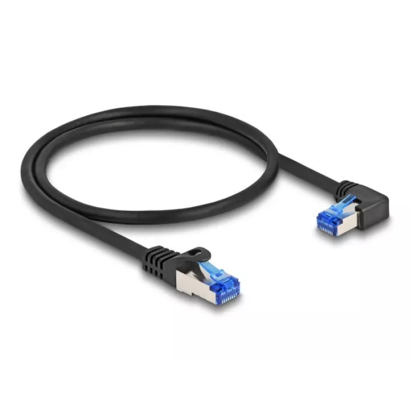 Netzwerkkabel DeLOCK RJ45 Cat.6A S/FTP 0,5 m Schwarz
