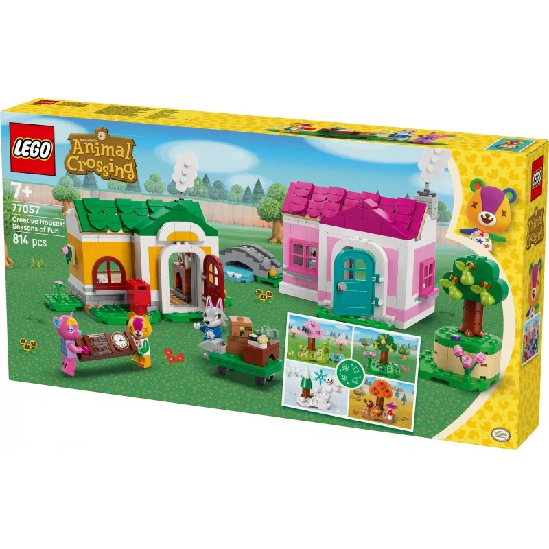 Konstruktionsspielzeug LEGO 77057 Animal Crossing Kreative Häuser Jahreszeiten voller Spaß Set