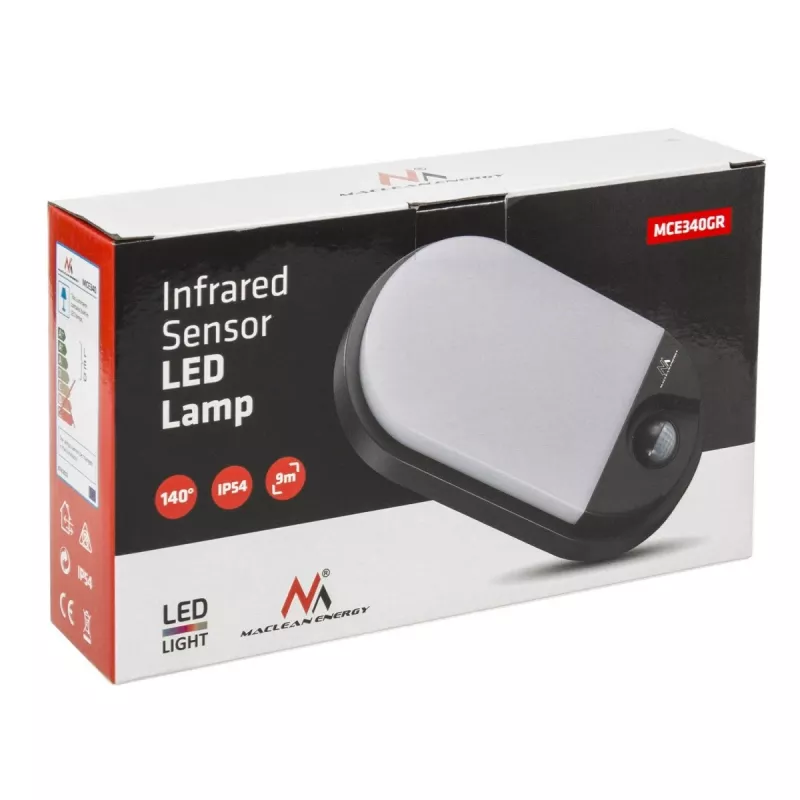 LED-Lampe MACLEAN MCE340G 15W 1100 lm — LED-Außenbeleuchtung