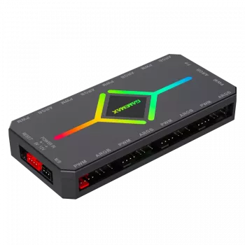 Gamemax | Remoter control | V4.0 ARGB PWM HUB BK | Schwarz | Gamemax