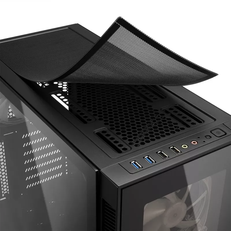 Sharkoon TG5 Pro RGB Midi Tower Schwarz