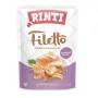 Nassfutter für Hunde RINTI Filetto Hähnchenfilet mit Schinken 100 g — vollwertige Nassfuttermahlzeit für ausgewachsene Hunde, 14 % Protein, 1 % Fett, 82 % Feuchtigkeit