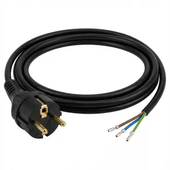 EFB-Elektronik Netzkabel Schutzkontaktstecker 90° - offenes Ende AE 1,8 m, 3 x 0,75 mm² Hersteller: EFB Elektronik (EK504AE.1,8)