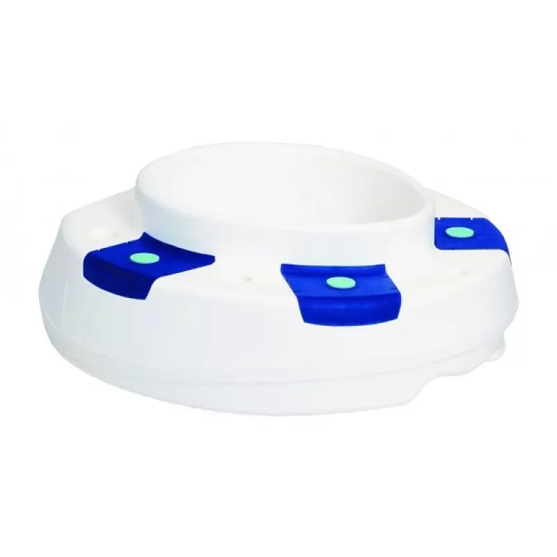 Toilettensitzerhöhung HERDEGEN CLIPPER 500400 — höhenverstellbare Erhöhung, Polypropylen, 110 mm Höhe, max. Belastung 185 kg