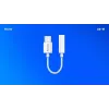 USB Type 3.1 C (M) – Jack 3.5mm (F) Audioadapter Weiß SAVIO AK-51
