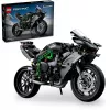 LEGO Technic Motorrad-Modell Kawasaki Ninja H2R 42170 — 1:1-Maßstabs-Nachbildung, 643 Teile, Bauanleitung, für Kinder ab 10 Jahren