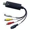 LogiLink USB 2.0 a/V Grabber. USB a/M Zu 3xCinch + MiniDIN5/F. Schwarz