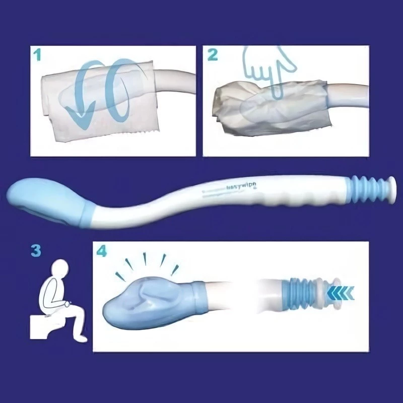 Tragbares Intimhygienegerät SUNDO 60336 Easywipe — 410 mm, weiß, faltbares persönliches Reinigungsinstrument