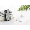 Handyhülle man and wood für iPhone 11 — blaues Dreieck auf Schwarz, schützende Hartschale