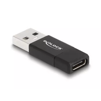 DeLOCK 60001 Adapter USB A USB C Schwarz