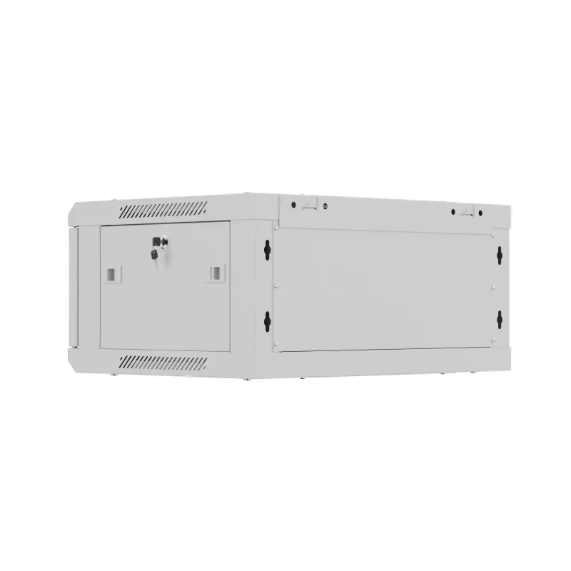 Wandmontierbarer 19-Zoll-Installationsschrank LANBERG WF01-6404-00S 4U 600×450 mm, grau