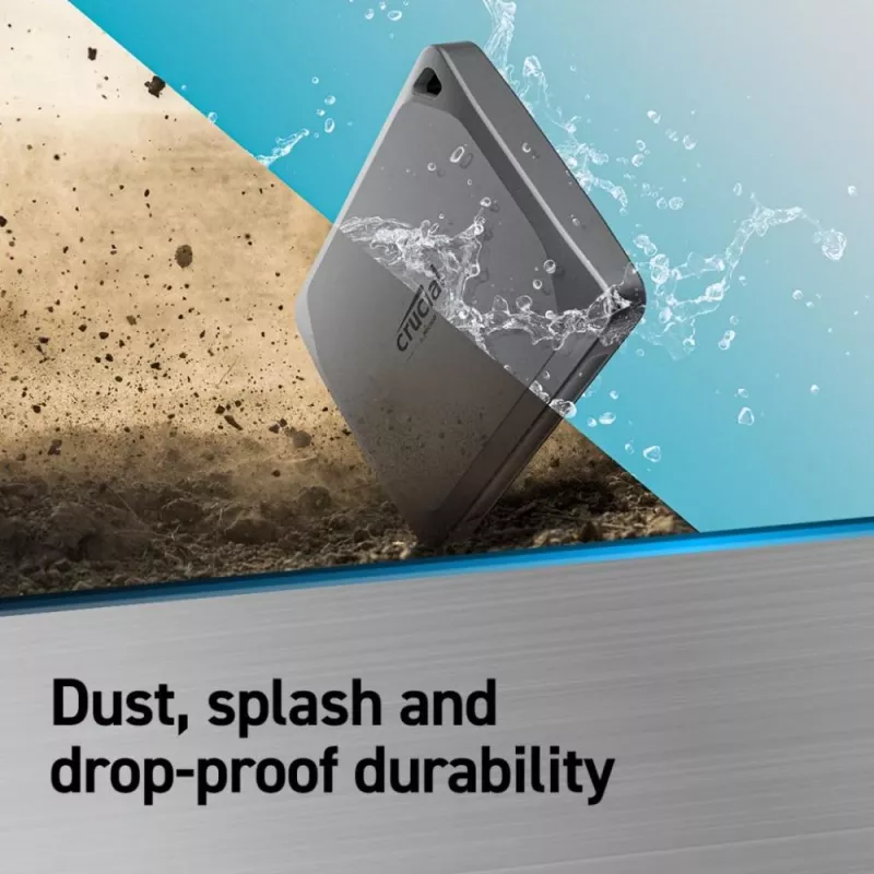 Crucial X9 Pro 4TB Externe USB 3.2 Gen2 Typ-C Portable SSD