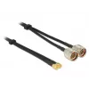 Koaxialkabel DeLOCK 89467 RG-58 5m 2xN-Stecker 2xSMA-Stecker Schwarz