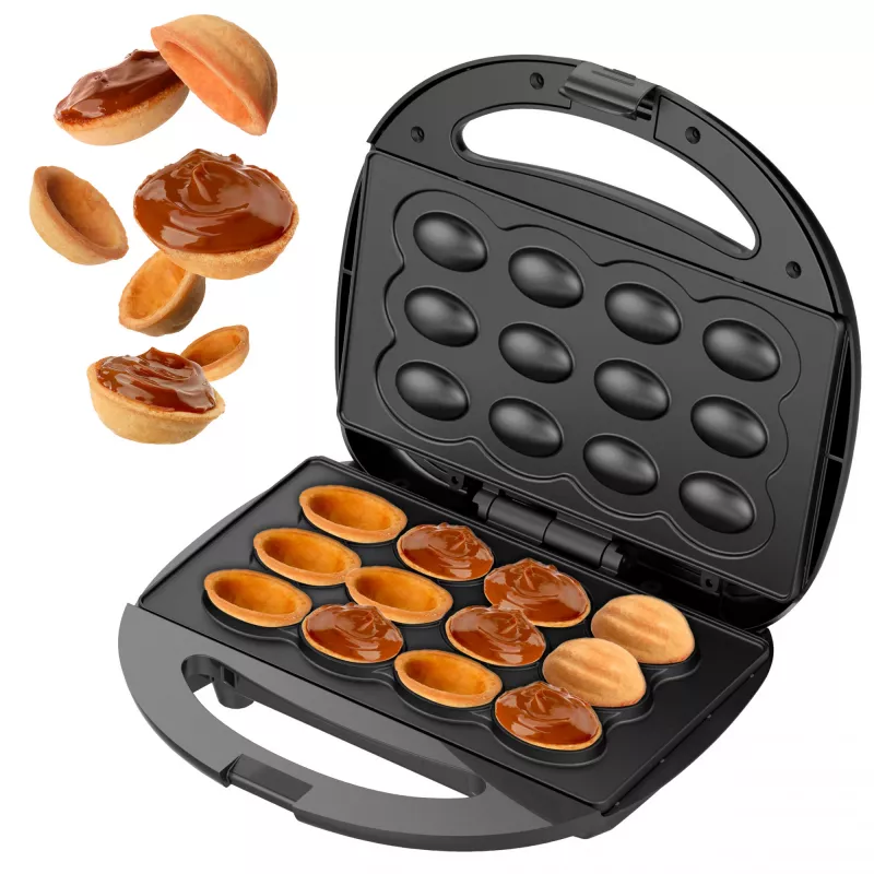 Adler AD 3071 Erdnuss-Waffeleisen (12 Stück) Schwarz