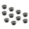 XSPC G1/4 Zoll V2 Verschlussschraube mit Gewinde, 10er-Pack – Schwarz-Chrom