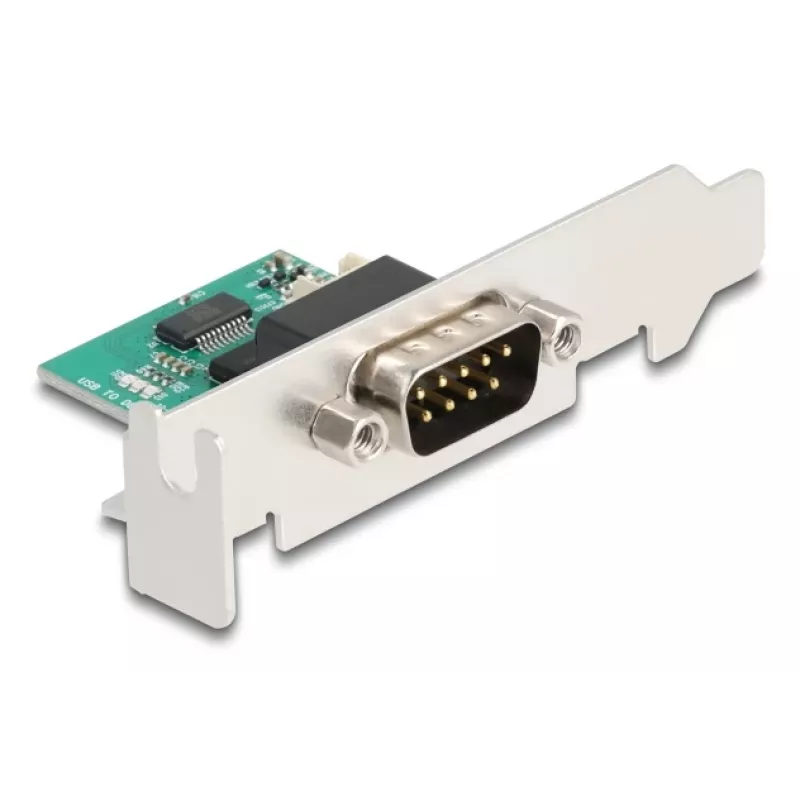 DeLOCK 90892 Serieller Konverter/Repeater/Isolator USB 2.0 RS-232 Grün Edelstahl