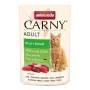 Nassfutter für Katzen Animonda Carny Beef & Ostrich 85 g — ausgewachsene Katzen, getreidefrei, Beutel