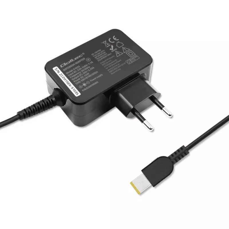 Netzteil Qoltec 51035 45W Indoor Schwarz 220-240V