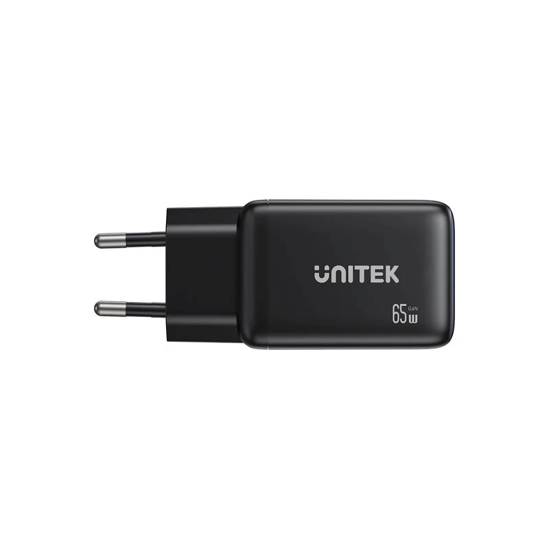 Unitek Wandladegerät GAN 65W mit 2x USB-C und 1x USB-A, Power Delivery 3.0