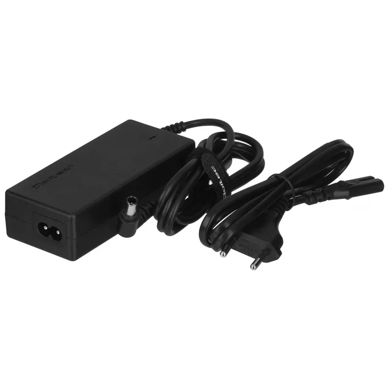 Mobiles Ladegerät QOLTEC 51773, 42W, 14V 3A, Eingang 220–240V 50/60Hz, schwarz, 1,19m Kabel