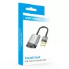 Vention USB Externe Soundkarte 0,15M Grau Metall Typ