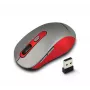 Kabellose optische Maus ESPERANZA EM131R 2,4 GHz, 1600 DPI, beidhändig, Nano-USB-Empfänger, 6 Tasten, grau