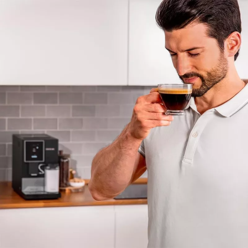 Espressomaschine CECOTEC Cremmaet Compactccino Connected 1460W Schwarz