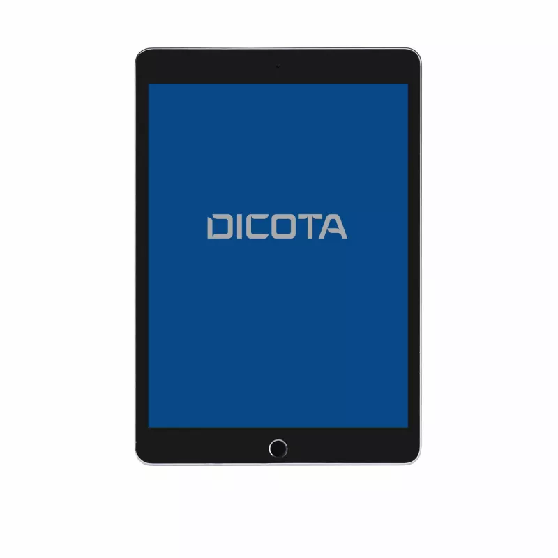 Dicota Secret - Bildschirmschutz für Tablet - mit Sichtschutzfilter - 2-Wege - klebend - 10.2" - Schwarz - für Apple 10.2-inch iPad (7. Generatio