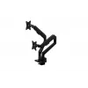 Arozzi Tischhalterung | Neo Duo - Gasfeder-Monitorarm AZ-ALZARE-NEO-DUO-BK | Neigen, Schwenken, Drehen | Maximalgewicht (Tragfähigkeit) 9 kg | Schwarz