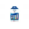 Original Epson EcoTank Tintenflasche 4-Farben-Set — Schwarz 127 ml, Cyan/Magenta/Gelb 210 ml (C13T03V64A)
