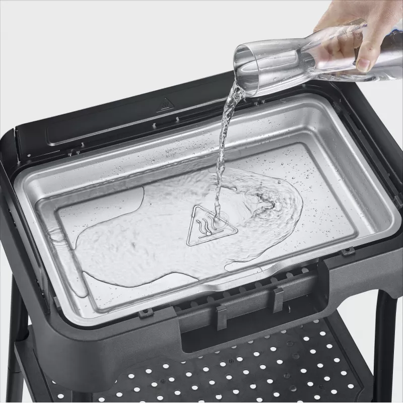 Tisch-Elektrogrill SEVERIN PG 8594 — 2000 W, rechteckiger Rost, schwarz