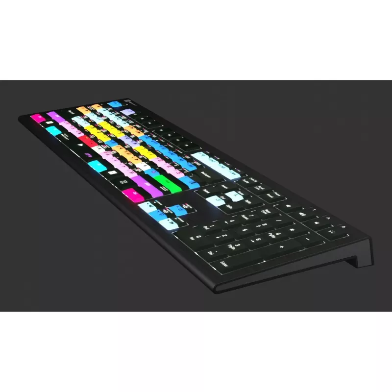 LogicKeyboard Astra 2 Pro Avid Media Composer beleuchtete Schnitt-Tastatur, UK, PC