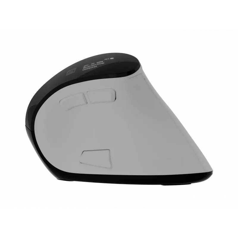 Kabellose Vertikalmaus NATEC Euphoniе Pro Bluetooth 5.0, 4000 DPI, programmierbar, leise, weiß