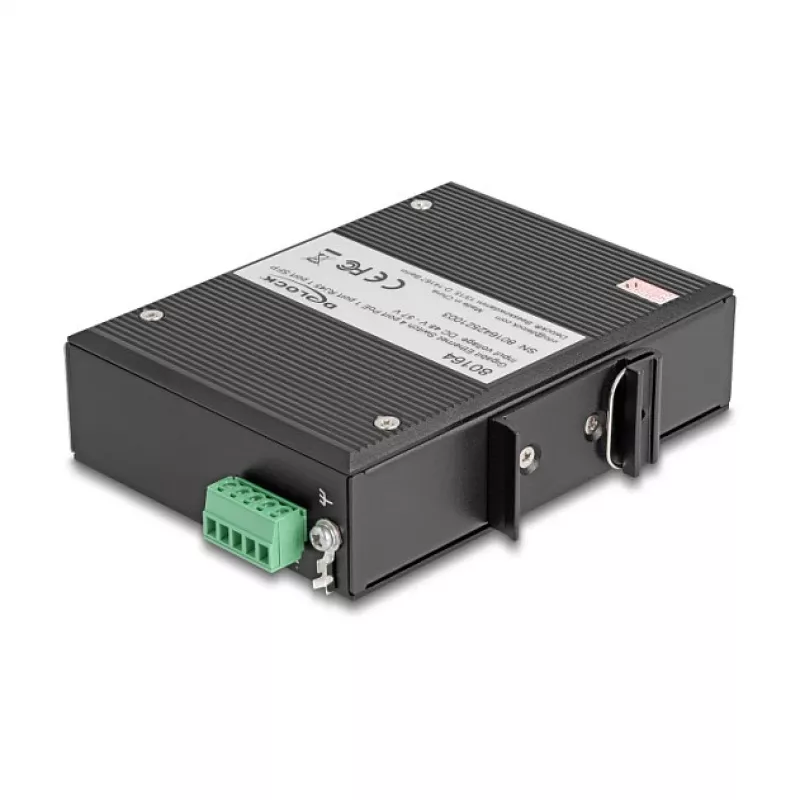 Netzwerk-Switch DELOCK 80164 4-Port Gigabit PoE mit 1 Uplink RJ45-Port