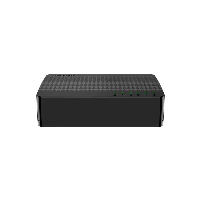Netzwerk-Switch TENDA SG105M — 5-Port-Gigabit-Ethernet (10/100/1000), schwarz, Desktop-/Wandmontage