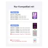 inateck Tastatur iPad 11 iPad Air 4./5. Gen. Kompatibel QWERTZ lila