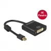 Videokabel-Adapter DeLOCK 62605 Mini DisplayPort auf DVI-I 0,2 m