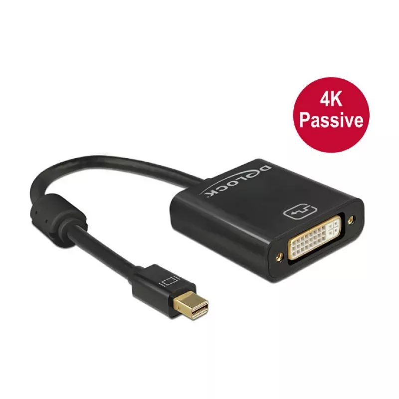 Videokabel-Adapter DeLOCK 62605 Mini DisplayPort auf DVI-I 0,2 m